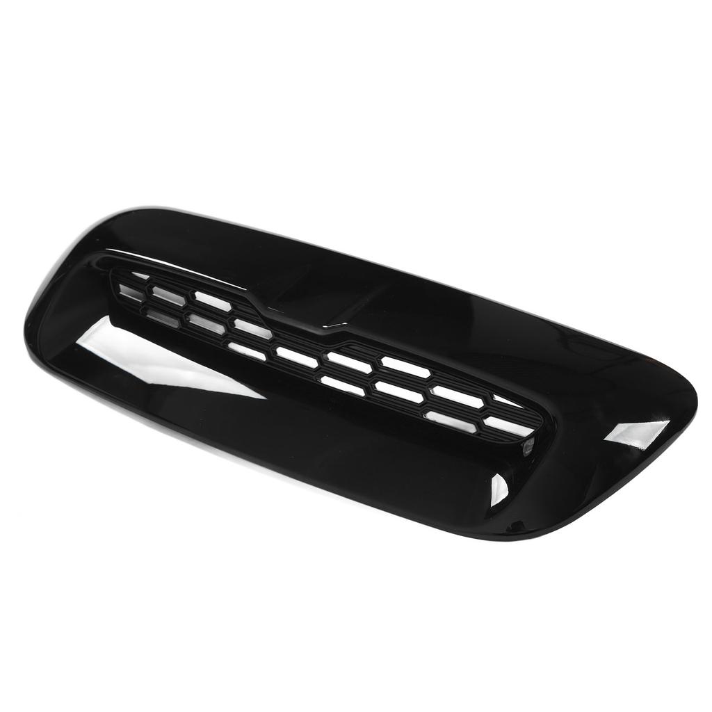 2PCS Front Engine Hood Vent Trim Bright Black Air Outlet Cover Replacement For Cooper S R56 R55 R57