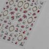 1pcs 5D Exquisite Purple Wisteria Flower Nail Art Stickers Flower Bow Nail Decoration Slider Decal Adhesive Transfer Part