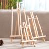 Holz Staffelei zum Malen, 20cm 24cm 30cm 40cm 50cm Höhe Klappbarer Tischständer Dreieckige Halterung, Malzubehör, 1 Stück HJ-02
