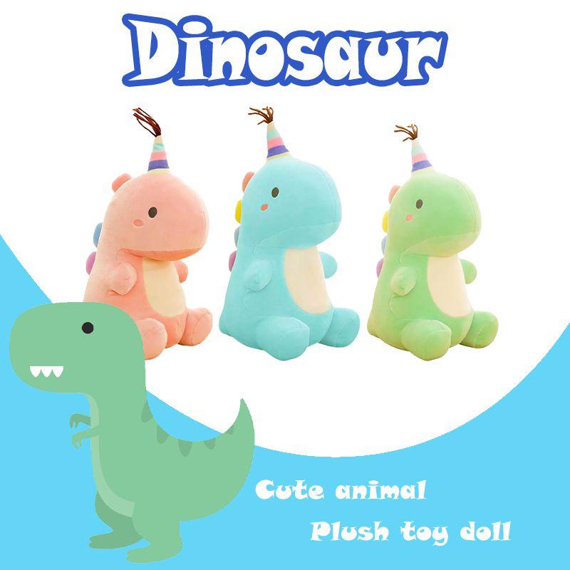 Adorable Cute Dinosaur Plush Toy Soft Pillow Ideal Stuffed Animal For Kids Fun