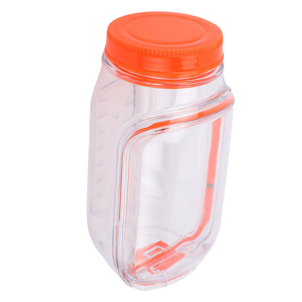 Salad Jars with Lid Leakproof Side Opening Vertical Layering Salad Container Portable for Office Travel