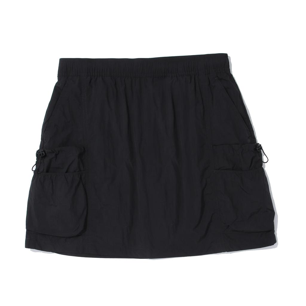 Intercrew Women'S Shirred Pocket Mini Skirt Black Itz2Ss52Abk