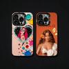 K-Karol G Amargura Phone Case For iPhone17, 16,15,14,13,12 Pro Max Black Candy Matte Shockproof Cover