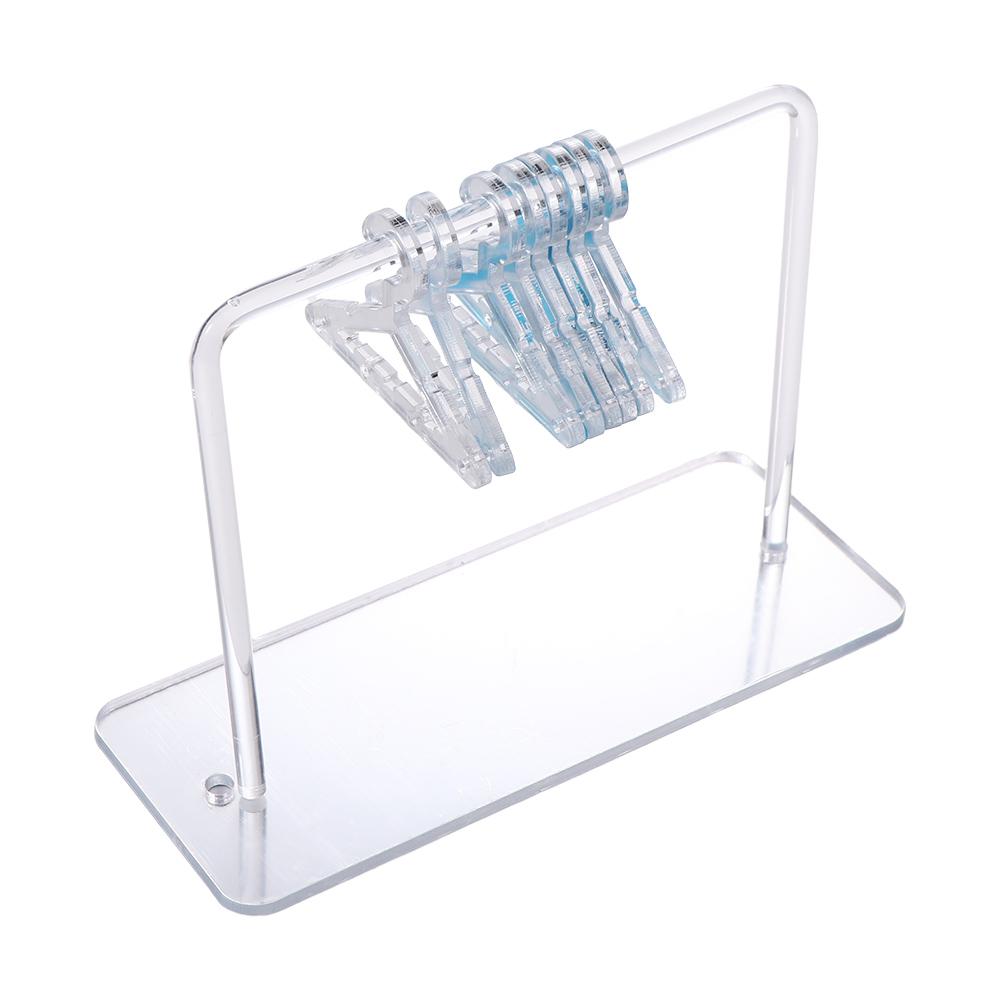Gift Pendant Ear Stud Holder Coat-hanger Shape Jewelry Show Case Earring Rack Holder Earring Display Stand Jewelry Organizer