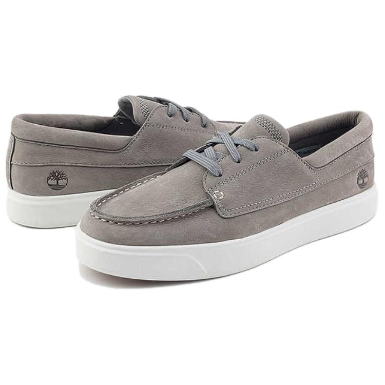 Timberland Emerson Street Comfortable Soft Thin Sole Slip Resistant Shock Absorbing Wear Resistant Low Top Sneakers Men sneakers Gray A6C92EL8