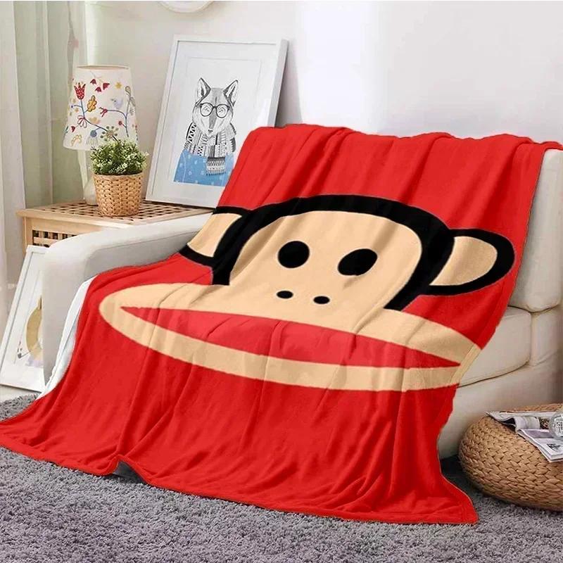 P-Paul Frank Flanell Wohnzimmer, Schlafzimmer, Schlafsofa, Picknick für Kinder, Wärme, Komfort, tragbare Decke, Geburtstagsgeschenk r2