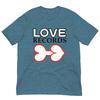 Vintage Retro T-Shirt Love Records Vinyl Music Label Graphic Tee For Men Women