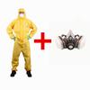 Kunze K4000 Chemical Protective Suit with Gas Mask & Face Shield - Radiation, Acid & Alkali Resistant