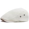 Lightweight Linen Vintage Breathable Cap for Men; Summer Casual Beret for Men; Sun-protective Baseball Cap for Women