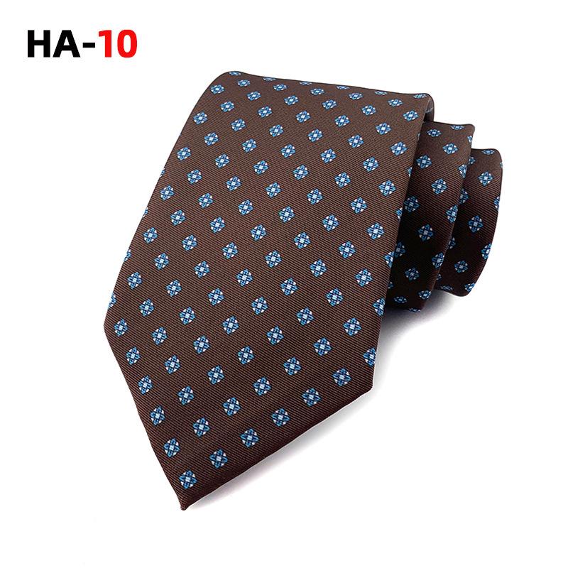 Mode Retro Druck Imitation Seide Stoff Herren Krawatte