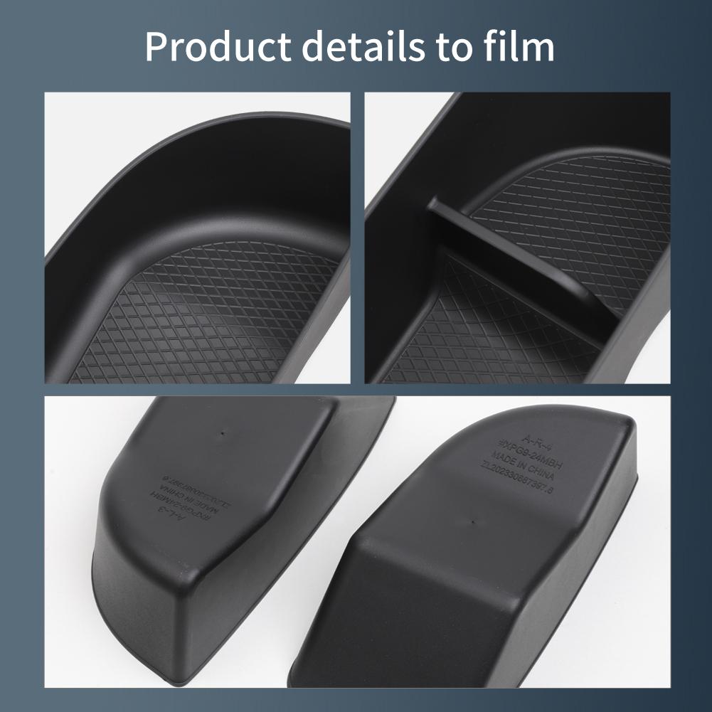 For Xpeng G9 2025 2025 Car Door Side Storage Box Car Interior Accessories TPE Front Rear Door Handle Organizer Tidying Tray