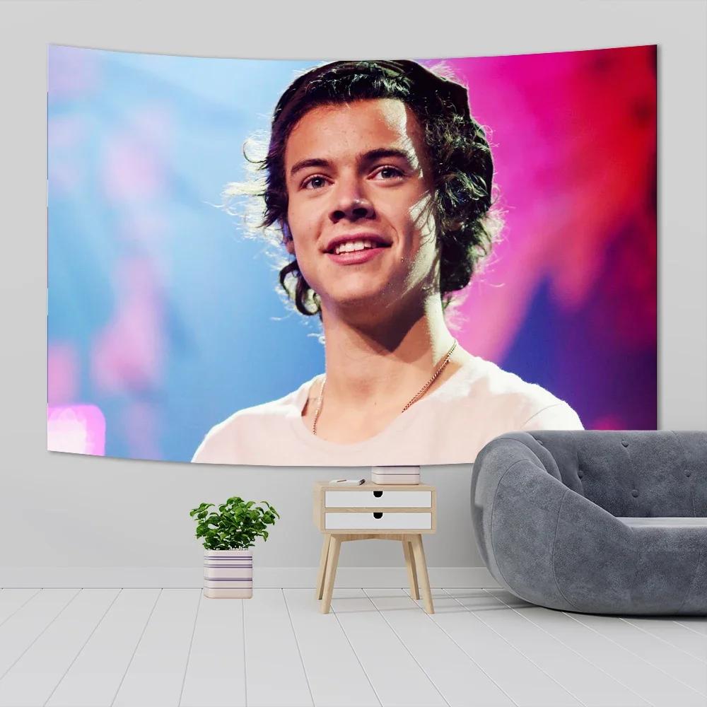 Handsome Male Celebrity Portrait Tapestry Celebrity Photo Design Perfect for Fan Room Decoration Large Wall Hanging Artwork