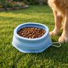 Prevent Overflow Silicone Pet Bowl Hanging Pet Food Dish Pet Water Bowl  Pet Feeding Supplies