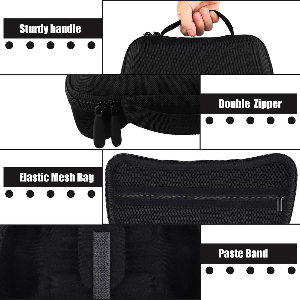 Razer Kishi Ultra/Kishi V3 Pro Game Controller Storage Case, Black - Aenllosi (Case Only)