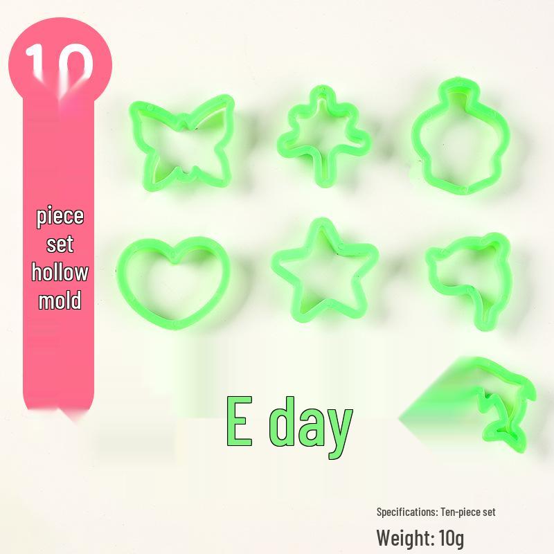 Children's DIY Super Light Clay Kit with Safe Space Rubber and Colored Clay Tools