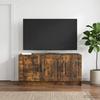 TV Cabinet Smoked Oak Finish 99 x 34.5 x 47 cm Engineered Wood