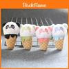 Cute And Adorable Cone Panda Keychain Plush Toy Bag Pendant