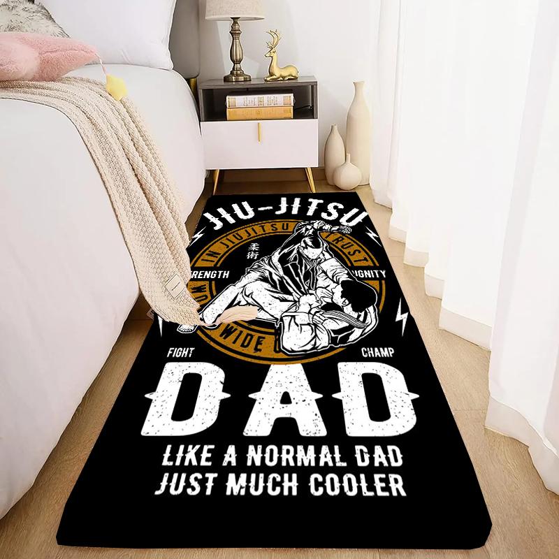 J1u-J1tsu Warrior Japanese B-Bjj Mma Area Rug,Carpet for Living Room Bedroom Sofa Doormat Decor,Kids Non-slip Floor Mat Alfombra