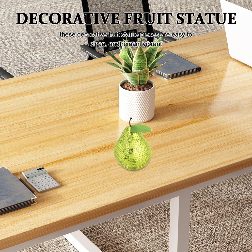 Disco Ball Pear Shaped Mirror Ball Retro Reflective Decor Tabletop Centerpiece Party Decoration Back to 70S Disco Party Supplies