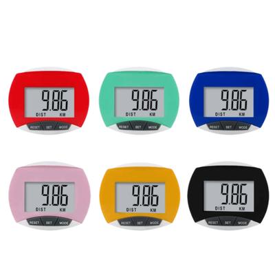 Simple Digital 3D Pedometer Accurate LCD Display Pedometer for Walking Anti-Slip Portable Step Counter Clip Outdoor Activities