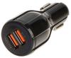 Car Charger 5V/3.1A/2XUSB-Quick3.0/Car