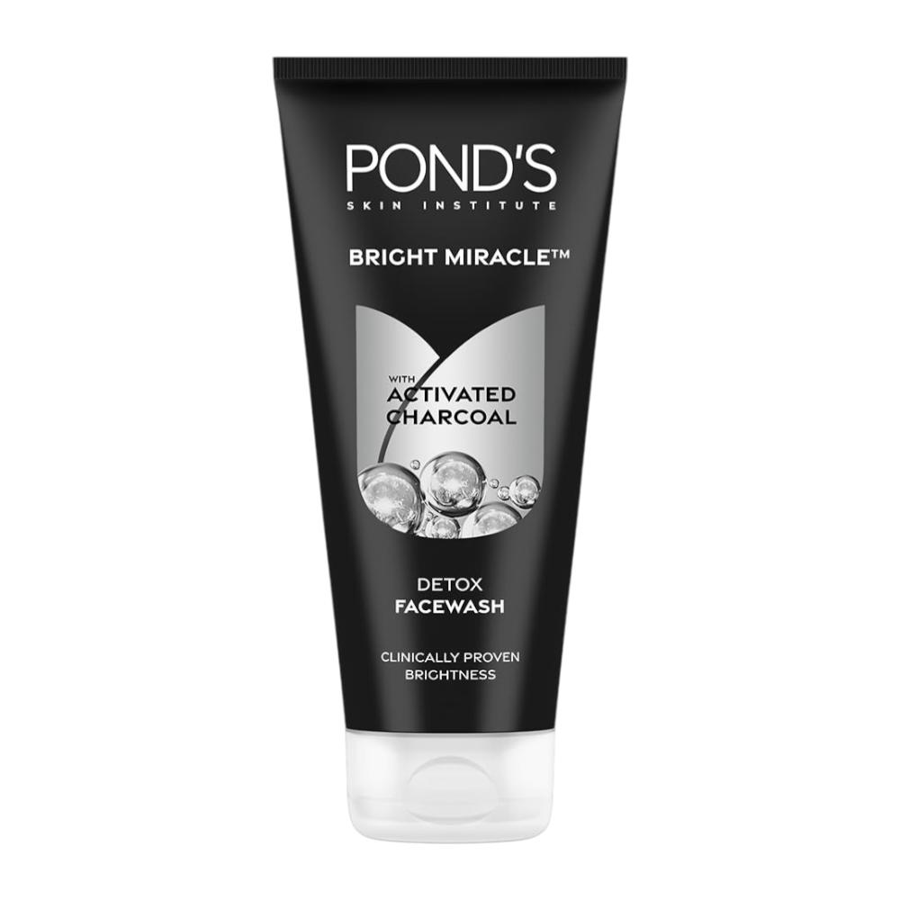 

Pond s Bright Miracle Detox Гель для умывания с активированным углем – Глубокое очищение для сияющей кожи, Защита от загрязнений, 200