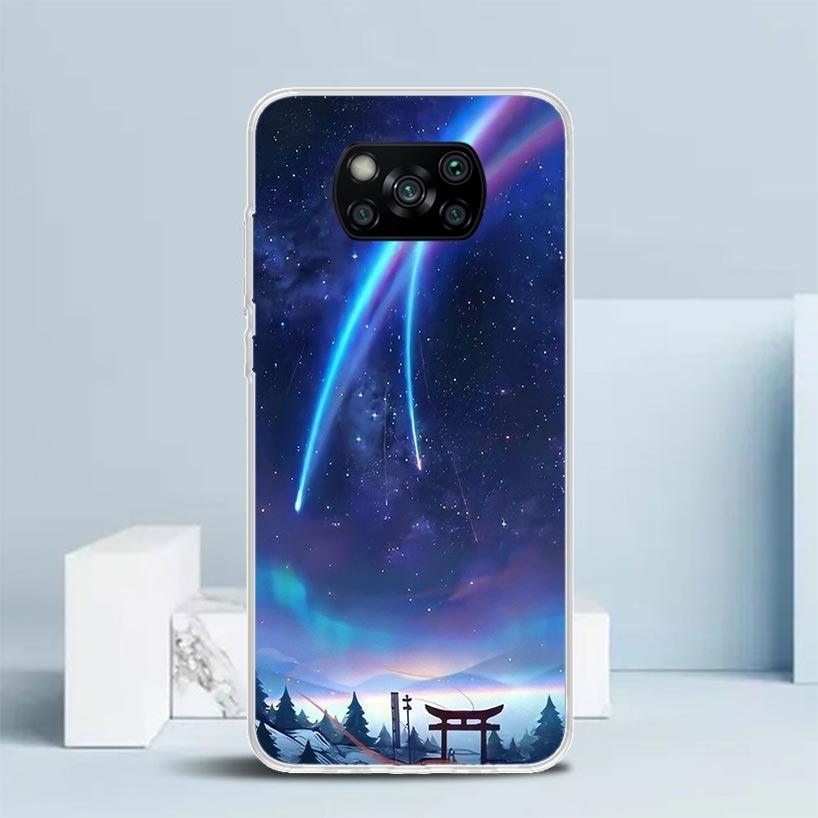 Anime Aesthetic Scenery Phone Case For Xiaomi Poco F7 Ultra X5 X6 X7 Pro M7 Redmi 15C 15 13C 13 12C 12 10C 10 10A 9 9C 9A 9T Cov