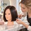 Cosmetology Practice Head Bald Mannequin Head, Male/Female Hair Model, Professional Large Circumference Model for Wig Making, Hat Glasses Display,
