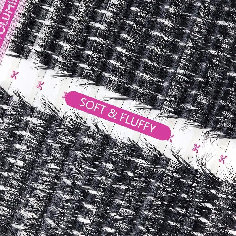 Natural Look False Eyelashes 10-18mm Length DIY Lash Extension Kit  Makeup Enhancement