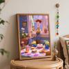 Disney Digital Oil Painting Art Kit Toy Story Picnic Scene Handmade Coloring Painting Home Decor