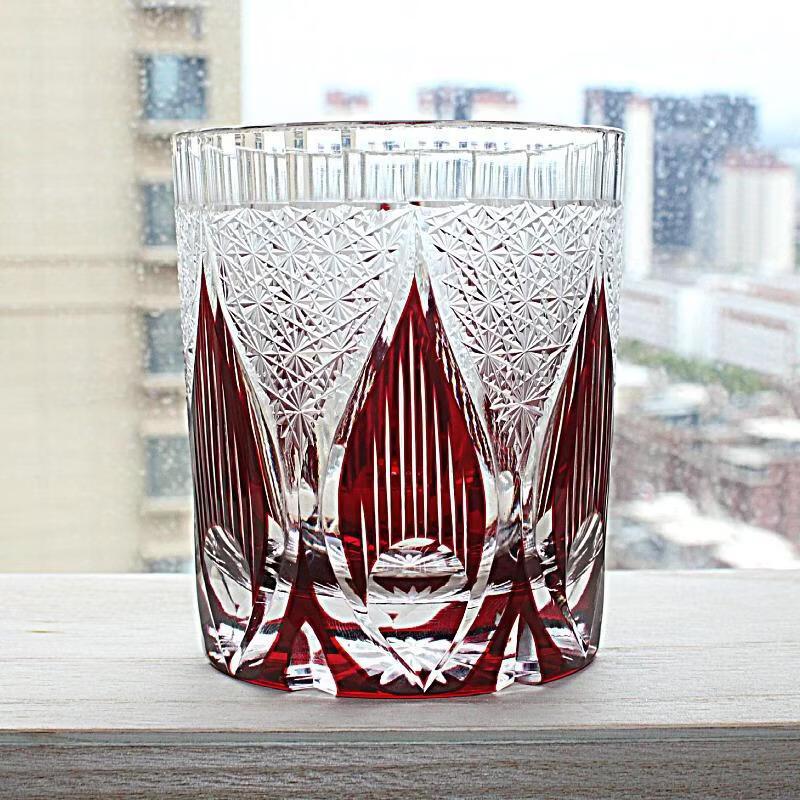 Japanese Edo Kiriko Crystal Whiskey Glass