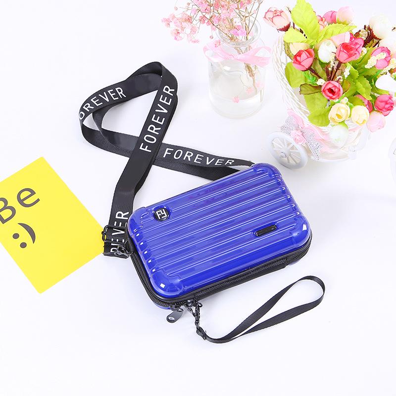 Borsa a tracolla per PC: Borsa Compatta Quadrata da Sera e da Viaggio da Donna - Guscio Rigido per Trucco e Articoli da Toeletta