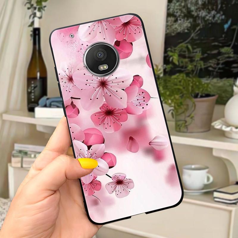 Case For Motorola Moto G5 Plus Cover XT1684 XT1685 XT1687 XT1686 Funda Cute Cat Phone Case For Moto G5 Plus G5Plus Soft Coque