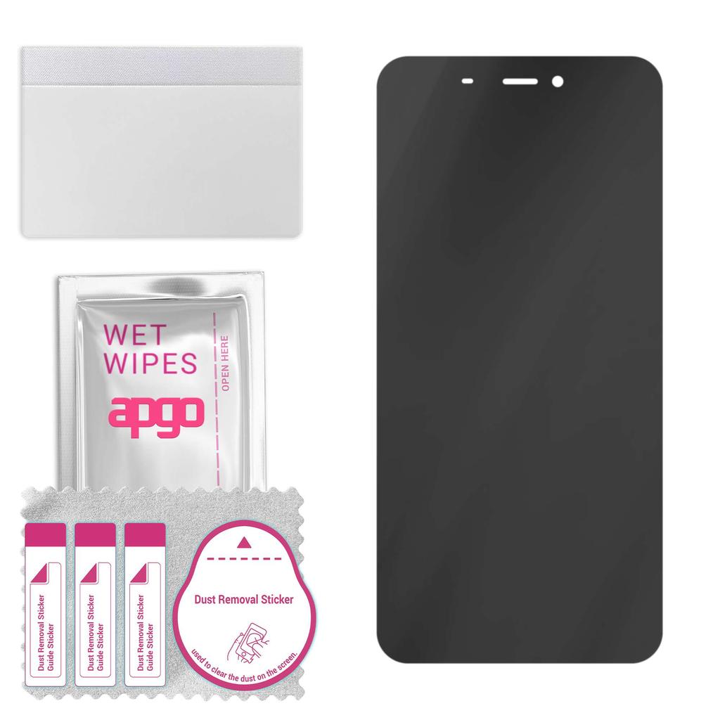 apgo Ochranné sklo Privacy Matte Hybrid kompatibilní s Xiaomi Mi 5, flexibilní nano sklo, skvělá náhrada za tvrzené sklo, odolné proti poškrábání, 