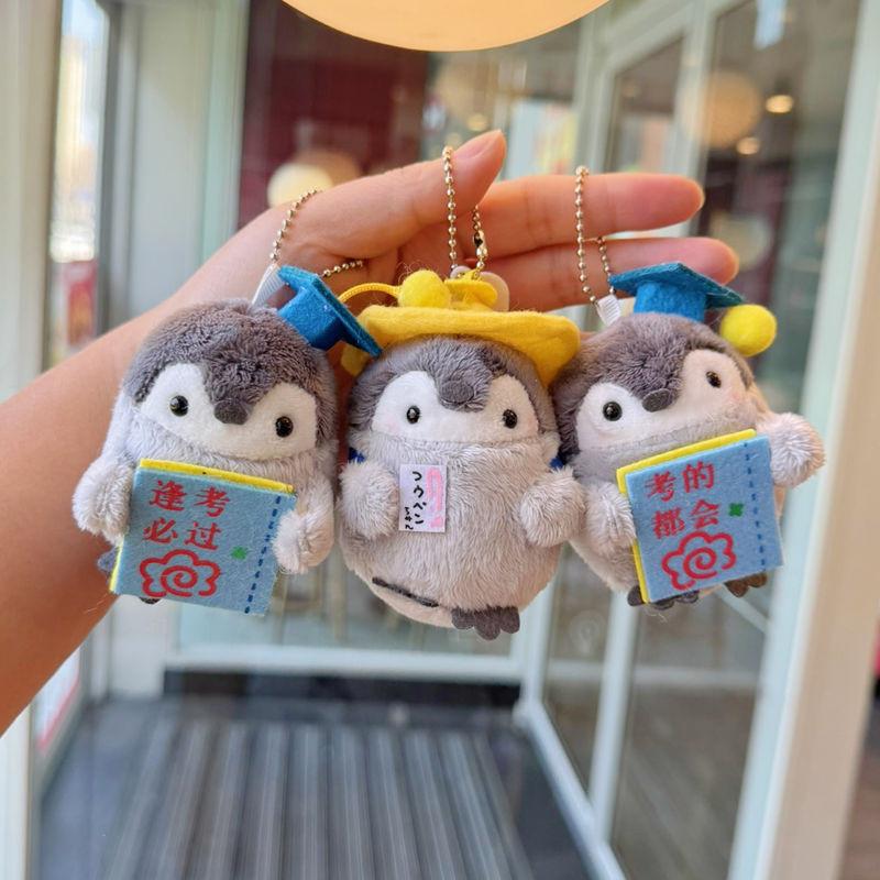 Energy Penguin Plush Doll With Keychain And Notebook Decoration For Gift Or Collection