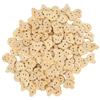 250pcs Wood Buttons Cute 2 Holes Bear Head Shape Wooden Sewing Buttons for Clothing DIY Craft
