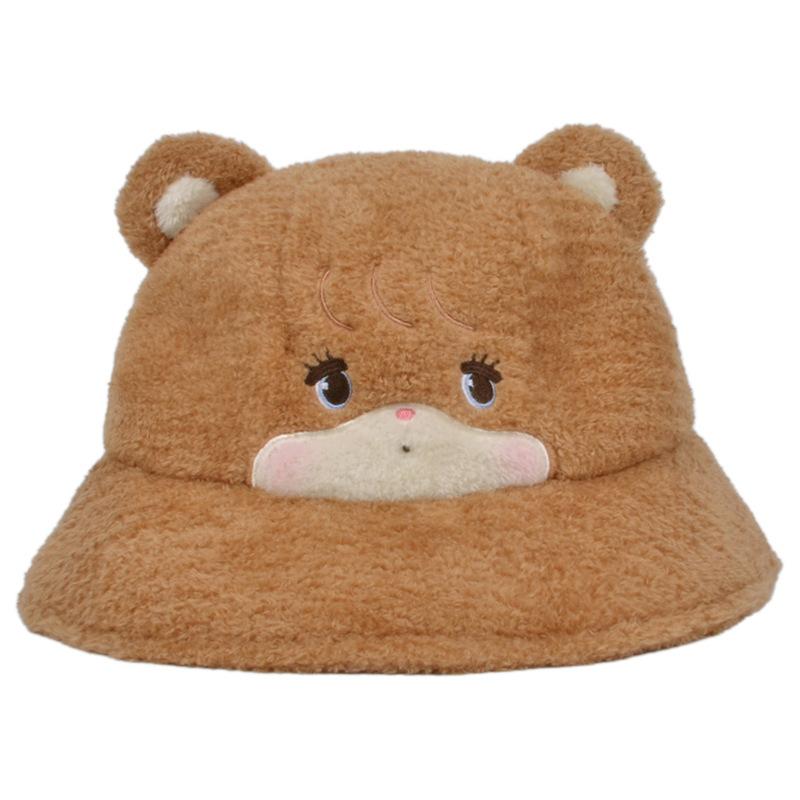 

Стиль Шляпа Универсальный Милый Милые Собаки и Медведи Женские Теплые Шапки-рыбаки Bear