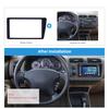NEW-Top Double 2 Din Car Radio Fascia for 2001-2005 Honda Civic LHD Dash Mount DVD Frame Auto Stereo Adaptor