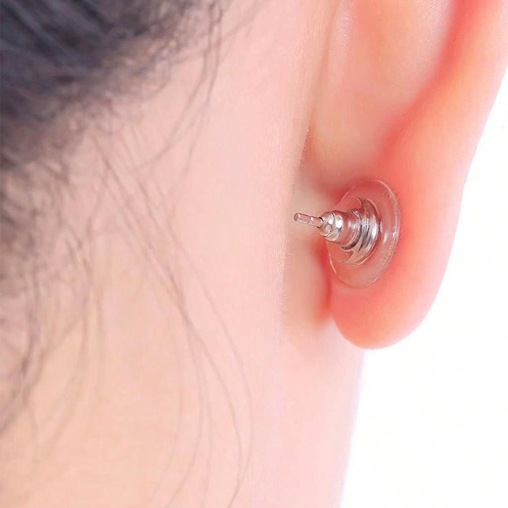 120pcs Mixed Disc Earring Back Stoppers - DIY Jewelry Accessories, With Pin Back Design, Easy To Install - Ideal For Jewelry Making And Repair