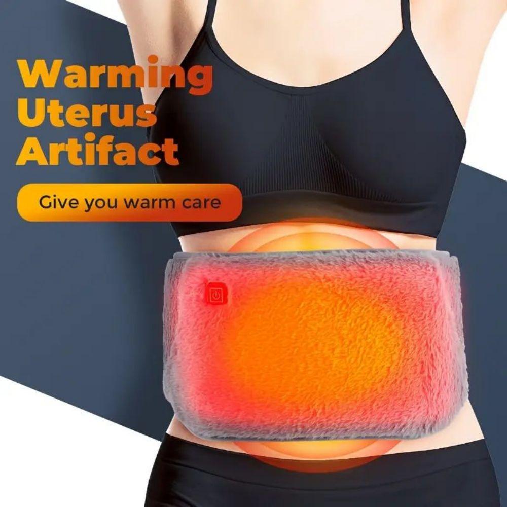 Portable Heating Pad Cordless Heating Pad for Belly Relax Electric Fast Heating Belly Wrap Belt with 3 Heat Levels Abdominal