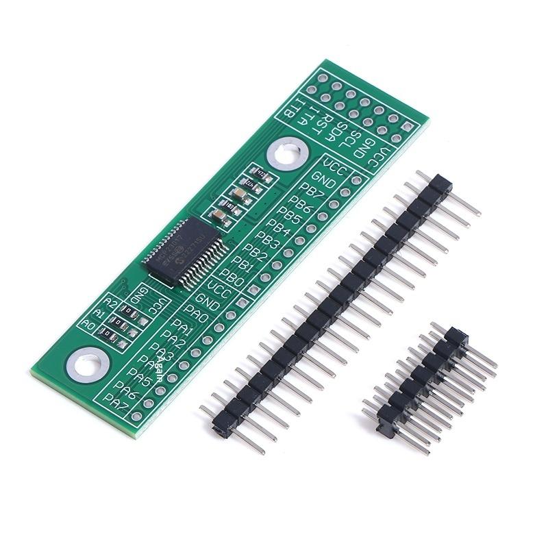 Mcp23017-E/Ss I2C Iic Expander Board Module 16Bit I/O Extension Module Pin Board Iic Input/Output Expansion Board For Arduino