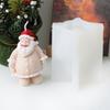 Silicone Molds Ornament Molds Santa Claus Theme Silicone Candle Molds Candle Making Supplies Silicone Texture for Candle