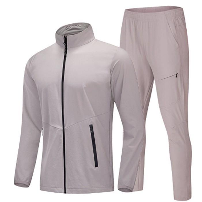 Men Running Jacket Spring Gym Outerwear Loose Casual Jogging Outdoor Stand Up Collar Tracksuit Sportswear XS