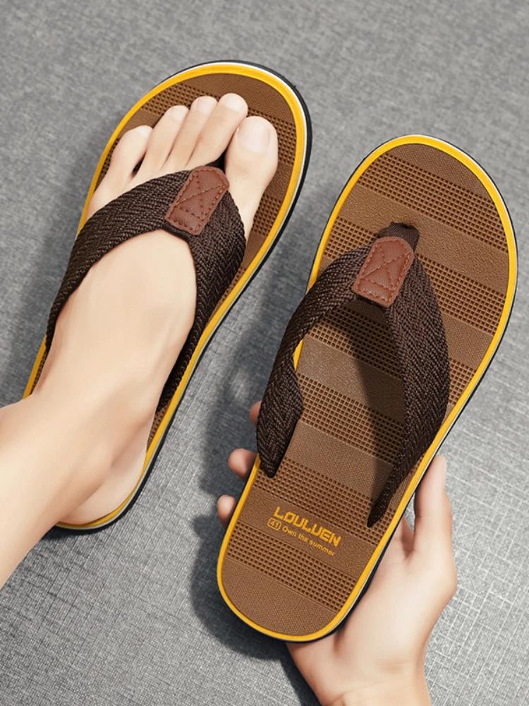 Fashion Beach Flip Flop Summer Men's Slippers Massage Sandals Fashion Breathable Casual Shoes  Hot Shoes Zapatos Hombre  Shoes
