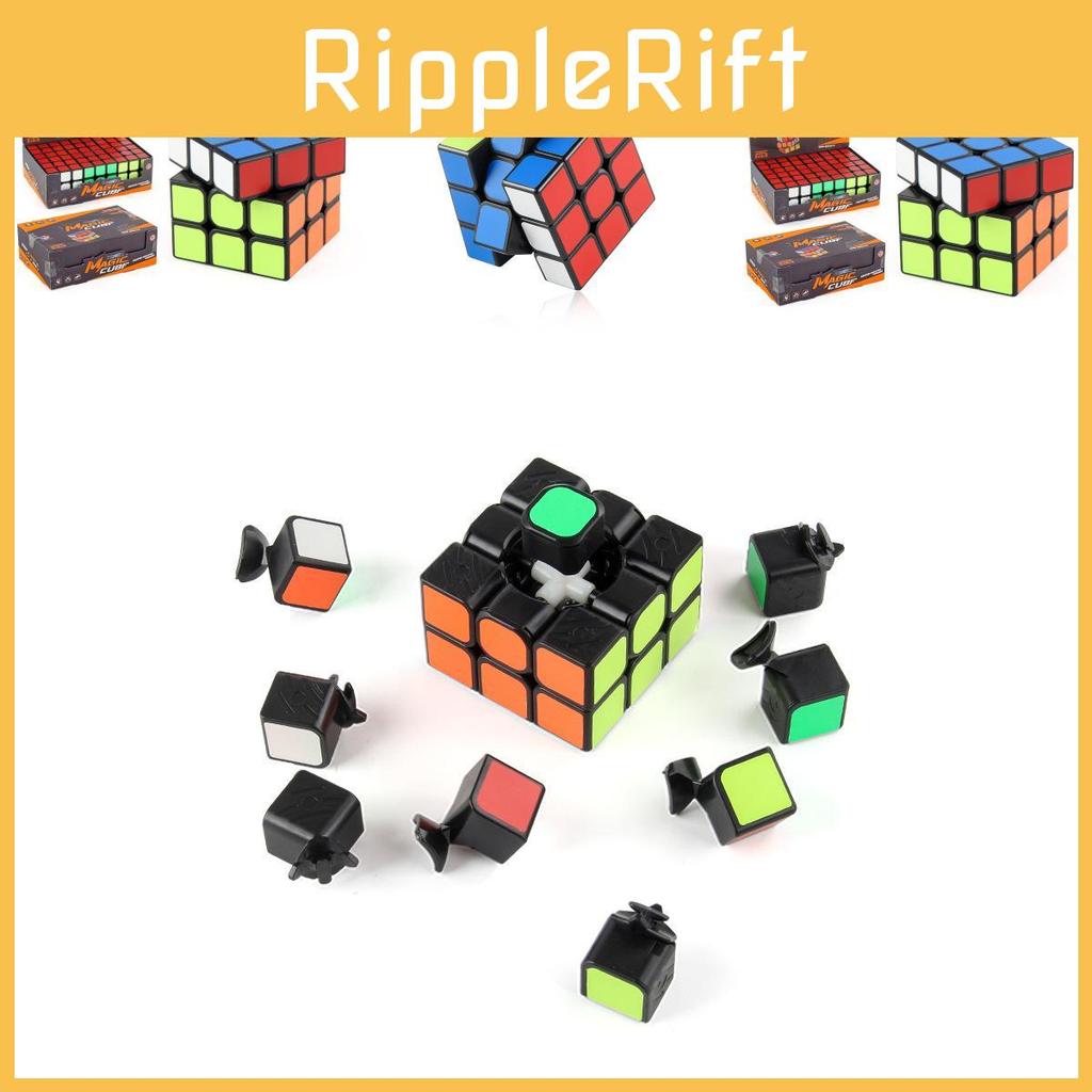 Brightly Colored 3x3 Rubik's Cube Set For Kids Smooth Rotating Educational Toy