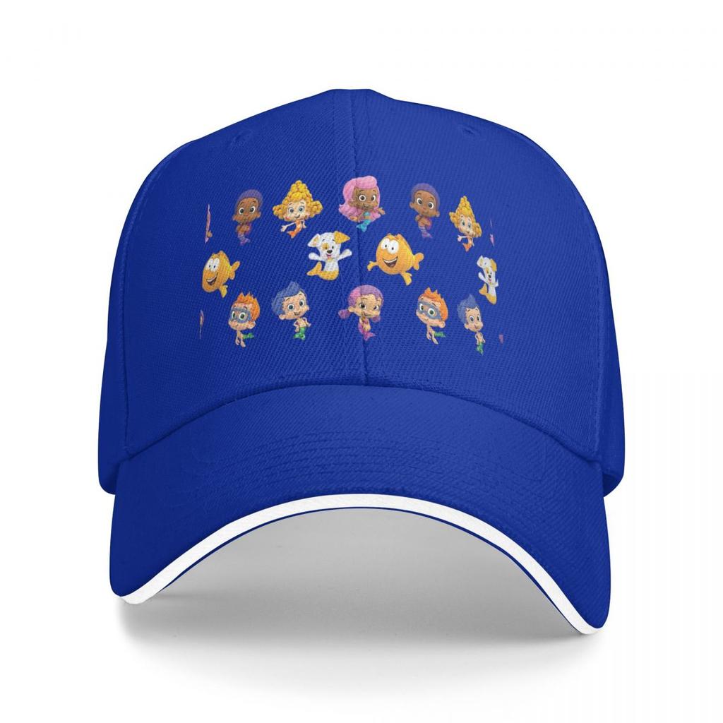 Unisex Baseball Hats All Bubble Guppies Together Cartoon Mermaids Kids  Summer Sports Baseball Caps Hip Hop Cap Casquette
