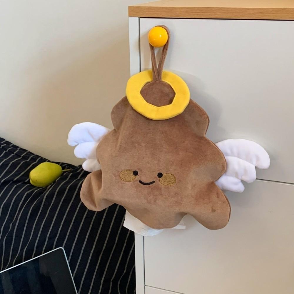 Waterproof Hanging Paper Bag Cartoon Napkin Storage Box Creative Tissue Box  Home Use