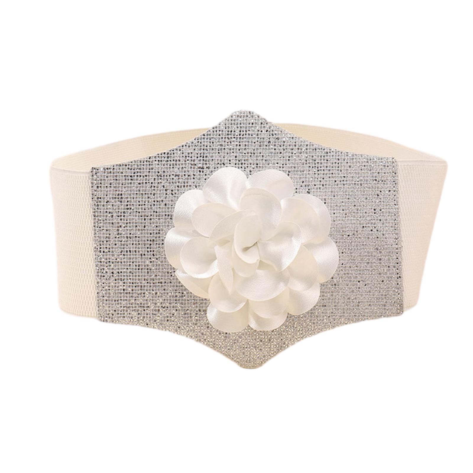 

Lace Up Cinches Belt Corset Womens Beige Underbust Bustier Waist Belt Large Flower Corset Belt Waist Belt S