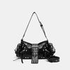 Vintage Y2K Crossbody Motorcycle Bag: Retro European and American Design