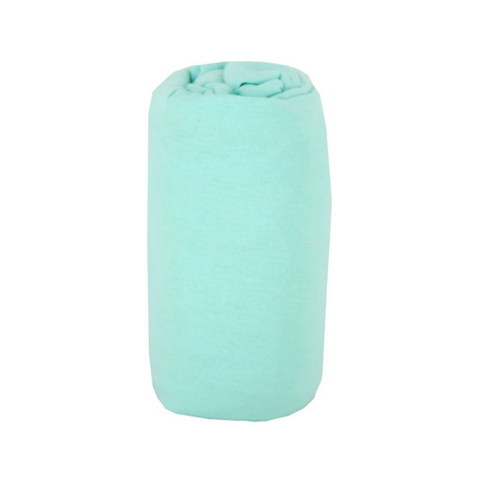 Babycalin drap housse bébé jersey turquoise 70 x 140 cm 130gr/m²